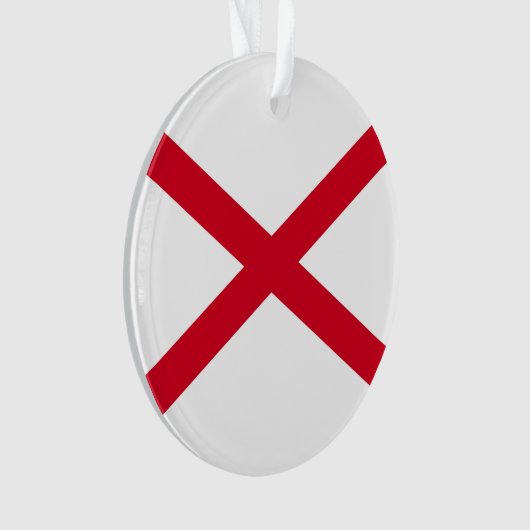 Alabama State Flag Design Ornament (Vorderseite)