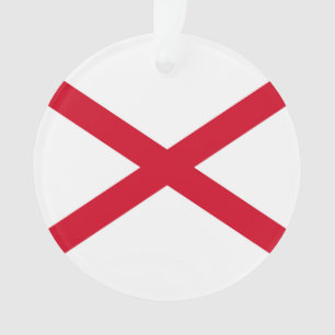 Alabama State Flag Design Ornament