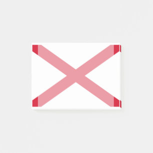 Alabama State Flag Design Post-it Klebezettel