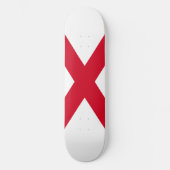 Alabama State Flag Design Skateboard (Vorderseite)