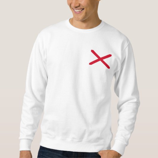 Alabama State Flag Design Sweatshirt (Vorderseite)