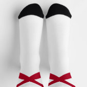Alabama State Flag Fun Alabamian Pride Socken (Oben)