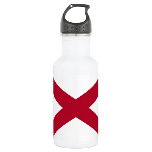 Alabama State Flag Liberty Flasche Edelstahlflasche (Vorderseite)