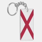 Alabama State Flag Schlüsselanhänger (Vorderseite links)