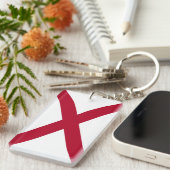 Alabama State Flag Schlüsselanhänger (Vorderseite rechts)