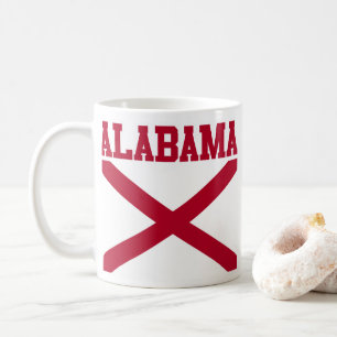 Alabama State Flag Tasse