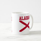 Alabama State Flag Tasse (VorderseiteRechts)