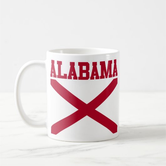 Alabama State Flag Tasse (Links)