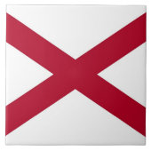 Alabama State Flag Tile Fliese (Vorderseite)