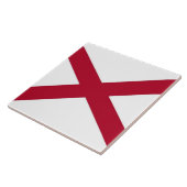 Alabama State Flag Tile Fliese (Seite)