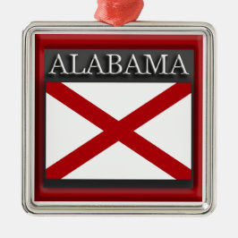 Alabama State Flag Weihnachtsschmuck