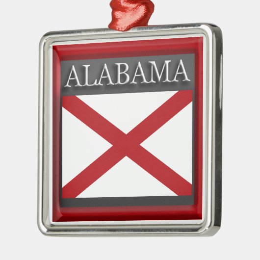 Alabama State Flag Weihnachtsschmuck (Links)