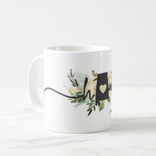 Alabama State Personalisiert Ihre Heimatstadt Rust Kaffeetasse