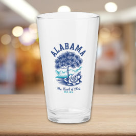 Alabama State Pride – Camellia Flower and Tree Glas