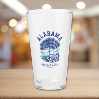 Alabama State Pride – Camellia Flower and Tree  Glas