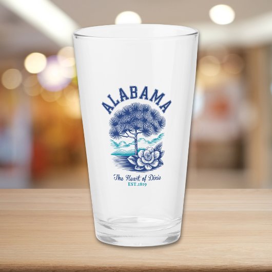 Alabama State Pride – Camellia Flower and Tree  Glas