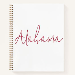 Alabama State Reise Souvenir Geschenk Notizblock