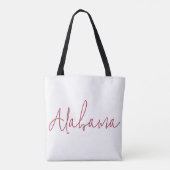 Alabama State Reise Souvenir Geschenk Tasche (Rückseite)