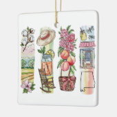 Alabama State Watercolor Christmas Ornament – Sout (Links)