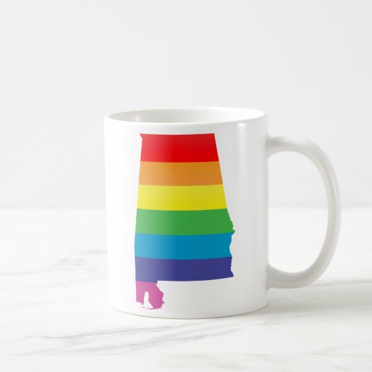 Alabama Stolz. gestreift. Kaffeetasse (Rechts)