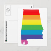 Alabama Stolz. Postkarte (Vorne/Hinten)