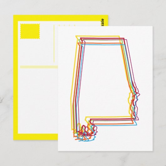 Alabama Stolz Postkarte (Vorne/Hinten)