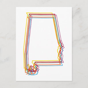Alabama Stolz Postkarte