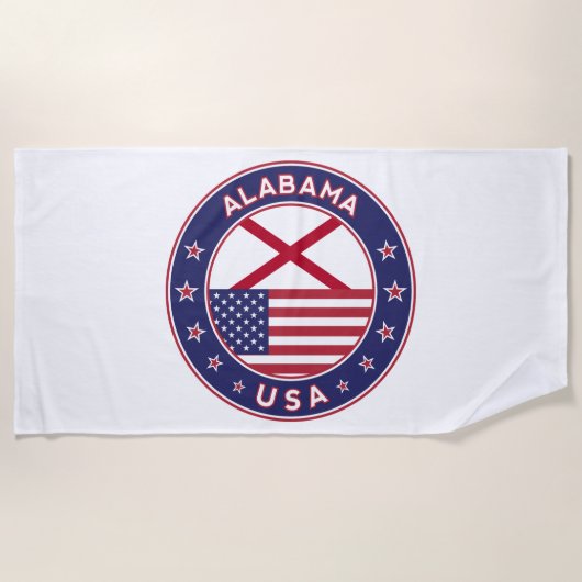 Alabama Strandtuch (Vorderseite)
