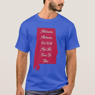 Alabama-Symbole-Aufkleber-Paket T-Shirt