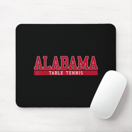 Alabama Table Tennis Mousepad (Mit Mouse)