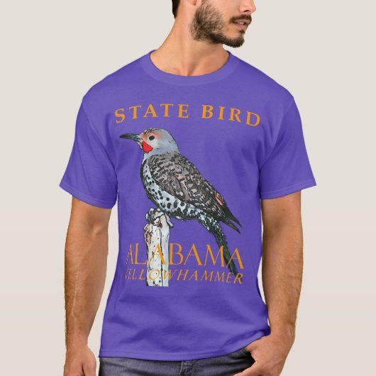 Alabama Territory Bird The Common Flicker Oversize T-Shirt (Vorderseite)