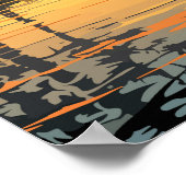Alabama Travel Art Vintag Poster (Ecke)