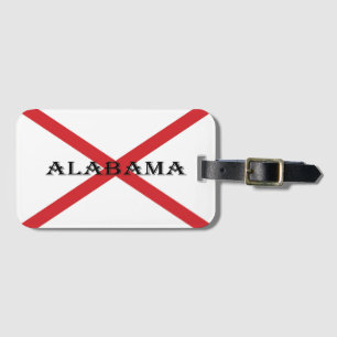 Alabama und Flag bc ltcnt Gepäckanhänger