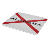 Alabama und Flag cbcnt Schneidebrett (Ecke)
