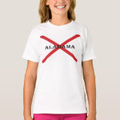 Alabama und Flag-Gccnt T-Shirt (Vorderseite)
