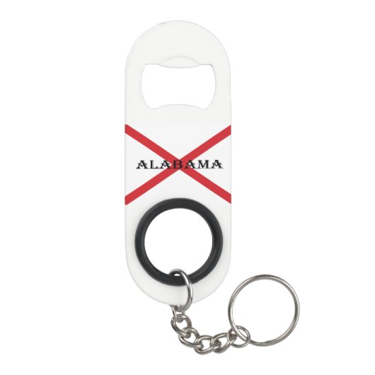 Alabama und Flag kccn Mini Flaschenöffner (Rückseite)