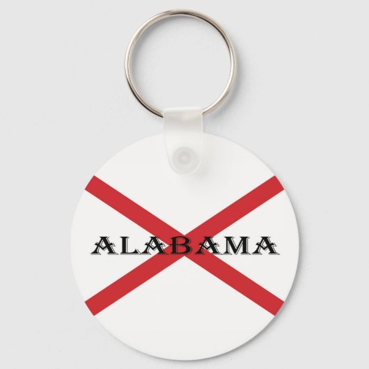 Alabama und Flag kccn Schlüsselanhänger (Vorderseite)