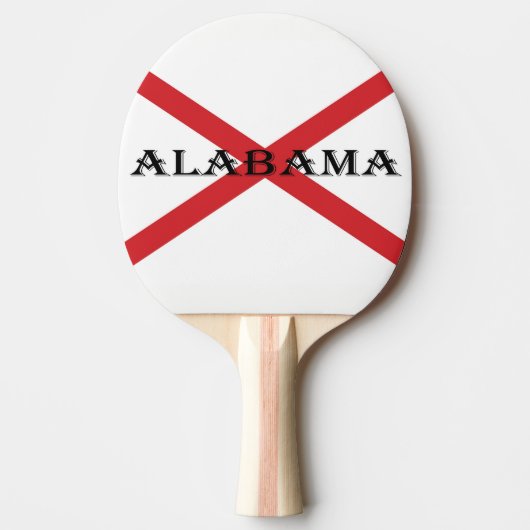 Alabama und Flag ppt Tischtennis Schläger (Vorderseite)