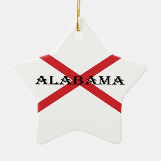 Alabama und Flag Star Ornament (Vorne)