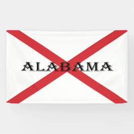 Alabama und Flaggen Banner
