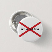 Alabama und Flaggen Button (Vorne & Hinten)
