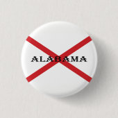 Alabama und Flaggen Button (Vorderseite)