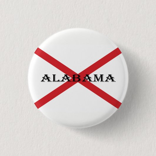 Alabama und Flaggen Button (Vorderseite)