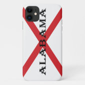 Alabama und Flaggen Case-Mate iPhone Hülle (Rückseite)