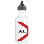 Alabama und Flaggen Edelstahlflasche (Links)