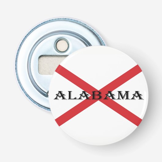 Alabama und Flaggen Flaschenöffner (Vorderseite)