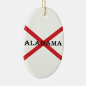 Alabama und Flaggen Keramik Ornament (Rechts)