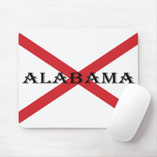 Alabama und Flaggen Mousepad (Mit Mouse)