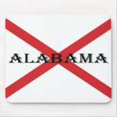 Alabama und Flaggen Mousepad (Vorne)