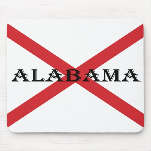 Alabama und Flaggen Mousepad (Vorne)